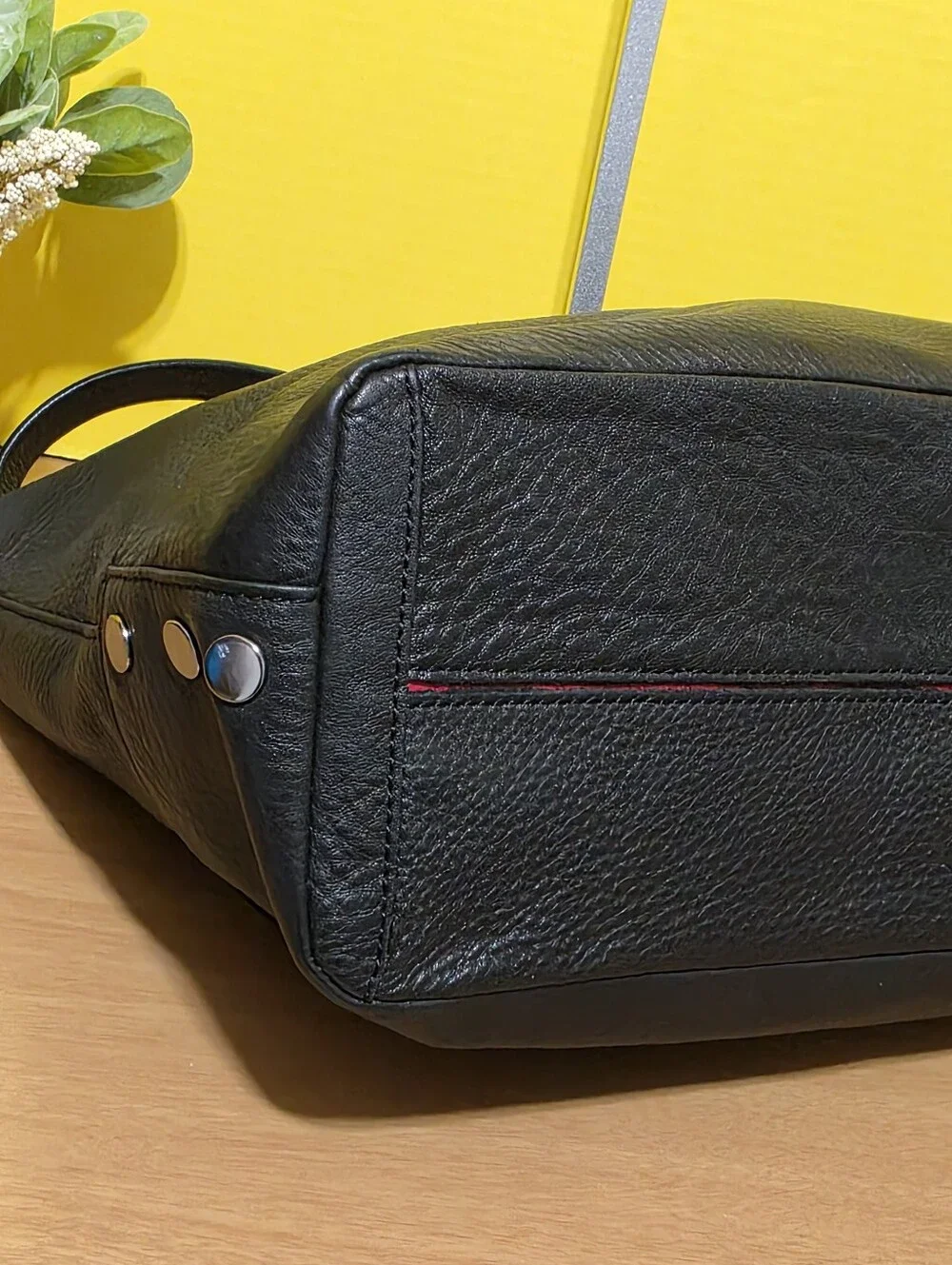 Hammitt Classic Black Leather  Anderson Tote Bag